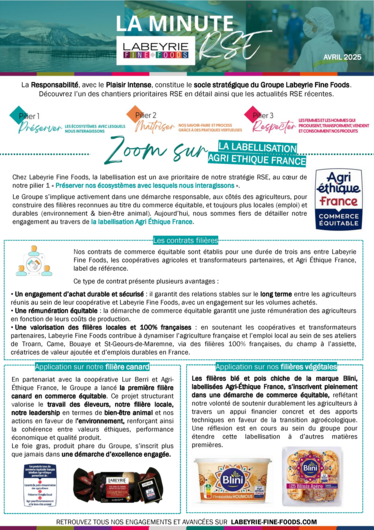 Minute RSE - Avril 25